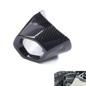 Protection de silencieux arrière en fibre de carbone sèche 3K pour moto BMW R1300GS 2023+ – Cache de protection d'échappement en carbone brillant ou mat - Product Image 1