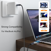 Adaptateur convertisseur magnétique JILIAN Mag3 USB PD 140W, sortie CC pour ordinateur portable, charge rapide avec protection contre les courts-circuits en alliage de zinc