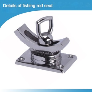 Soportes de varilla de cubierta de acero inoxidable 316 marino Soportes de varilla giratoria de 360 grados Enchufes de varilla Accesorios para yates - Product Image 5