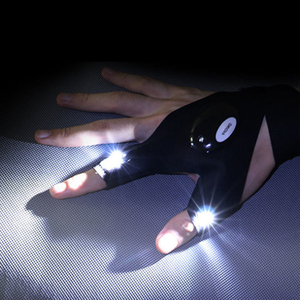 Bán buôn cá cắm trại Glow <span class=keywords><strong>LED</strong></span> Đèn Pin Sạc đèn pin Găng tay ngoài trời câu cá găng tay công cụ găng tay đèn - Product Image 2