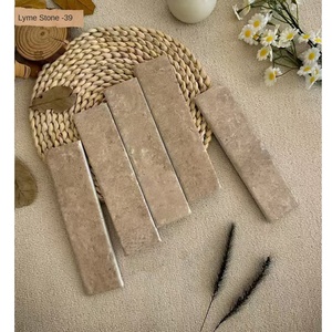 Pietra di Lyme Vintage mattoni fatti a mano 50x200mm lungo pietra piccola parete di fondo Bar per la progettazione di negozi di abbigliamento moderno - Product Image 4