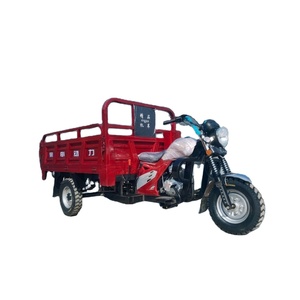 Triciclo de Carga Motorizado Rojo de 151-200cc, Carrocería Abierta, Capacidad de Carga de 300-400kg para Uso en Transporte - Product Image 1