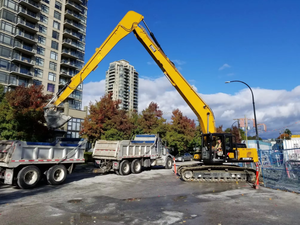 SY215C lungo raggiungere escavatore 0,35 m ³ secchio <span class=keywords><strong>24T</strong></span> braccio esteso cingolato scavatore per il fiume e il canale di lavoro - Product Image 3