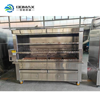 Machine professionnelle de gril de Barbecue de charbon de bois/machine brésilienne de gril de poulet de BBQ de charbon de bois de gril