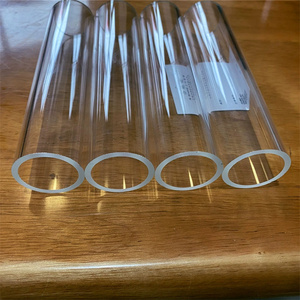 Tube en <span class=keywords><strong>verre</strong></span> borosilicate transparent haute température, tube en <span class=keywords><strong>verre</strong></span> de silice fondue rond transparent - Product Image 4