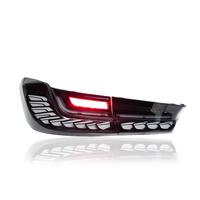 Feux arrière LED KGKB pour BMW Série 3 G20 G22 G80 M3 2019-2022, clair, effet écailles de dragon, clignotants séquentiels, animation séquentielle