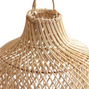 Handcrafted Bamboo/Rattan Coastal Indoor Modern Lampshade <b>Covers</b> Handmade Decorative Eco-Friendly OEM Custom Supplier - Product Image 2