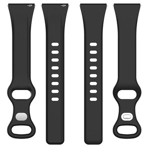 Bracelet de montre intelligente sport en silicone à dégagement rapide de 12 mm, 18 mm, 20 mm, 22 mm pour montres avec boucle à ardillon - Product Image 3