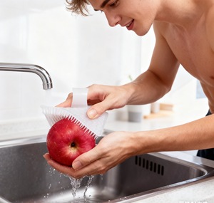 Cepillo de Silicona para Limpieza de Frutas y Verduras, Multifuncional, para Cocina, para Limpiar Fácilmente Patatas y Zanahorias - Product Image 3