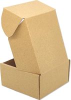 Boîtes d'expédition brunes en carton ondulé pour l'emballage de documentation, l'expédition, le stockage, les déménagements de petites entreprises