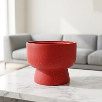 Design minimaliste glaçure mouchetée cactus mat pot de plante succulente décoration de la maison pots de fleurs et jardinière