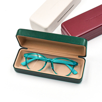Boîte à lunettes carrée en métal personnalisée, emballage rectangulaire pour lunettes, boîte rigide en fer pour lunettes