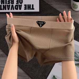 8221 Serin İpek Boxer Şort Erkek İç Çamaşırı Ev Plaj Pantolonu Boxer Külot Çin Fabrikası Stokta Toptan Özel Logo - Product Image 4