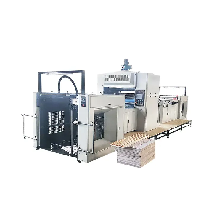 2023 Model 1050 mesin laminator kantong vertikal mesin laminating otomatis untuk pemberian makan kertas tanpa henti dan operasi seluruh garis