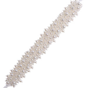 Diadema nupcial con cuentas industriales pesadas, accesorios para el cabello, tocado Formal de estilo de boda, para <span class=keywords><strong>maquillaje</strong></span>, estudio de boda - Product Image 5