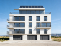 Villa modulaire préfabriquée en acier galvanisé léger, installation rapide, maison moderne, structure en acier durable, hôtel, appartement