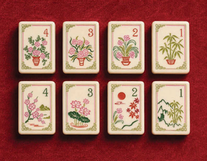<span class=keywords><strong>Set</strong></span> di Mahjong Americano Personalizzato in Acrilico, 160 Pezzi, Serie Opale Rosa, Motivo Classico Cinese, Gioco di Lusso per Feste - Product Image 3