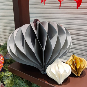 Honeycomb Paper Hanging <b>Ornament</b> Party Decoration for Halloween Thanksgiving Christmas & <b>Easter</b> CE-2P109 High Quality Supplies - Product Image 6