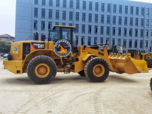 Chargeuse sur pneus Caterpillar 966H d'occasion, 90% neuve, d'origine japonaise, capacité nominale de 6 tonnes, équipement de terrassement de haute qualité - Product Image 2