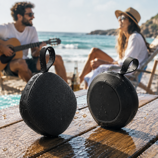 2026 New Trendy Products Promotional Business Gifts Items 5W Portable Wireless Subwoofer Waterproof Magnetic Mini Music Speaker