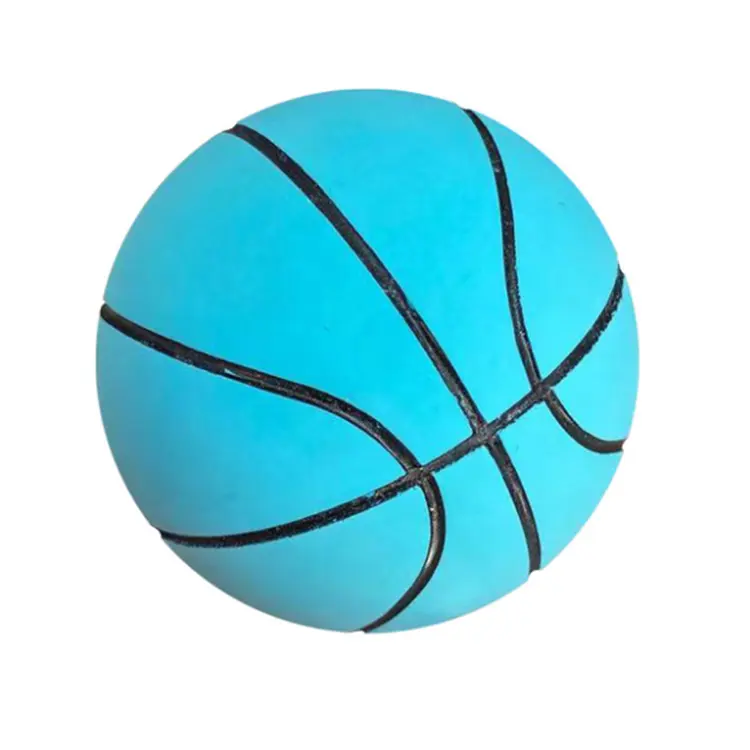 Pelota de goma hueca de rebote alto, juguete de baloncesto en forma de pelota de 60mm