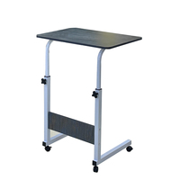 Bureau d'ordinateur portable pliable en métal réglable en hauteur, convertible, mobilier de bureau portable