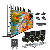 Système complet d'écran LED pour événements sportifs en location, pour extérieur, P3 P4, mur vidéo, écran LED modulaire