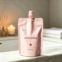 Pochette souple personnalisée avec bec verseur pour shampoing 30ml, 250/500ml – Emballage écologique pour gel douche et savon liquide rechargeable