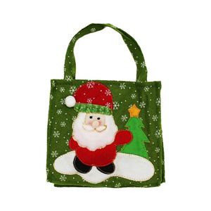 Sacs fourre-tout de Noël en feutre écologiques et durables avec poignées, sacs cadeaux réutilisables pour les fournitures de fête pour enfants, fête de vacances - Product Image 2