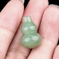 Produits de haute qualité 20mm Aventurine verte naturelle Collection de pierres précieuses vertes en forme de gourde Accessoire de bricolage