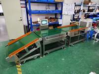 Mesin Pemeriksa Berat Dinamis CQ-XP500 Timbangan Online Checkw Weigher dengan Printer Inkjet dan Roller Rejector