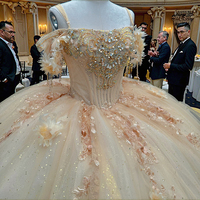 Robe De bal de Quinceanera scintillante personnalisée chaude robe De 15 appliques Anos pour robe De mariée d'anniversaire