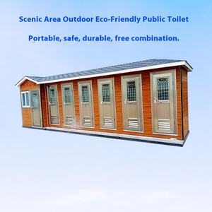 Prefab Portable Folding Container Aço móvel Toalete Banheiro Chuveiro Uso público ao ar livre Eco-Friendly Design moderno - Product Image 2