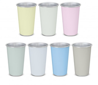 Gobelets isothermes écologiques en aluminium argenté, légers et recyclables, pour boissons, vin, bière, fêtes, extérieur et camping