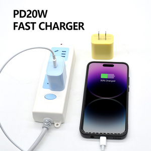 Prix usine 20W PD CE/FCC/UL Chargeur Support Type C 20W USB-C Adaptateur secteur PC Matériau ignifuge Chargeur de téléphone - Product Image 3