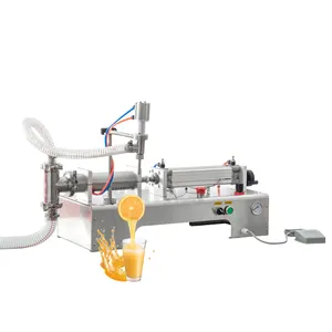 G1WYD Semi Automatic Single Head Beverage Oil Bottle Liquid Filler Milk Juice Small Bottles Liquid Filling Machine