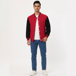 Embroidered Logo Winter <b>Men</b> Varsity <b>Jacket</b> High Quality <b>Long</b> Sleeves Letterman JacketWinter Outdoor Wear <b>Jacket</b> - Product Image 1