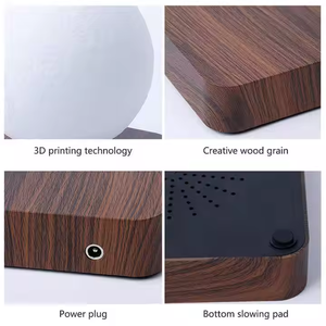 Lampada <span class=keywords><strong>luna</strong></span> levitante 3 colori Floating Moon lampada rotante 3D stampa luce notturna magnetica per compleanno regalo di natale - Product Image 4