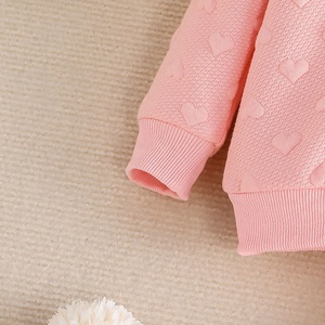 Conjuntos Casuales de Verano al por Mayor para Niñas de 2 Años con Estampado de Corazones y Lazo, Disfraz para Bebés y Niños Pequeños - Product Image 4