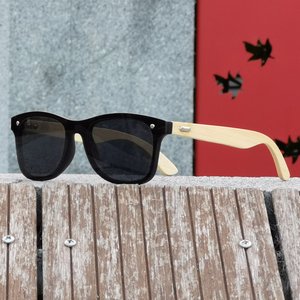 2025 gafas de sol de moda logotipo personalizado gafas de sol de madera gafas de sol sombra hombres mujeres bambú templo gafas de sol - Product Image 5