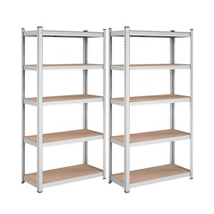 Iron Garage 4 <b>Shelf</b> 5 Tier Boltless Rivet Easy Assemble <b>Adjustable</b> Storage <b>Shelf</b> for Sale Metal - Product Image 3