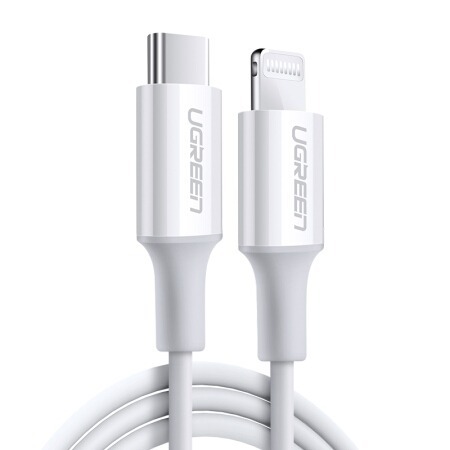 UGREEN US171 MFi Certified USB-C to Lightning Cable PD 20W Fast Charging TPE Cord for iPhone 8 13 14 iPad iPod