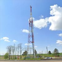 Tour de communication autoportante en treillis d'acier à quatre poteaux de 40 m pour station de base 4G 5G et relais micro-ondes