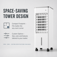Refroidisseur évaporatif OEM à 3 vitesses avec télécommande, machine de refroidissement écoénergétique pour bureau, atelier, hôtel