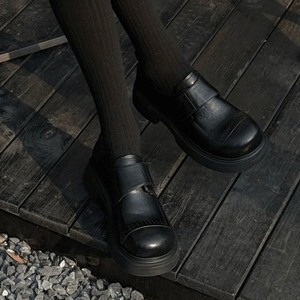 Mocasines de Plataforma con Parte Superior de Goma para Mujer, Banda Elástica en la Puntera, Tacón Medio, Moda Coreana de Verano, Cómodos, Aumentan la Altura, para Uso Diario - Product Image 3