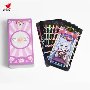 아름다운 사용자 정의 인쇄 로고 종이 게임 카드 인쇄 트레이딩 카드 게임 데크 호일 포장 보관함