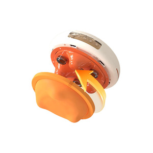 Masajeador Abdominal Hezheng Naranja Recargable con Función de Amasamiento y Golpeteo para Mujeres, Ideal para Regalo - Product Image 1