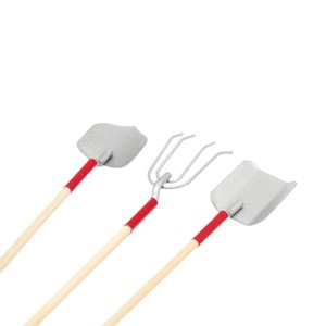 Outils de jardinage <span class=keywords><strong>pour</strong></span> plantes succulentes, ensemble de trois pièces <span class=keywords><strong>pour</strong></span> maison de poupée, pelle en fer, râteau en fer, <span class=keywords><strong>accessoires</strong></span> <span class=keywords><strong>miniatures</strong></span> - Product Image 5