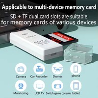 Lector de tarjetas 2 en 1 USB 3,0/2,0, lector de tarjetas micro sd, adaptador usb, lector de tarjetas de alta velocidad, tarjeta de memoria TF para PC, accesorios para ordenador portátil