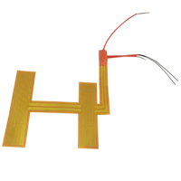 Plaque chauffante flexible en Kapton ultra-mince en film polyimide PI de 35 mm 65 W, personnalisable 3,7 V 5 V 12 V avec adhésif pour carte PCB